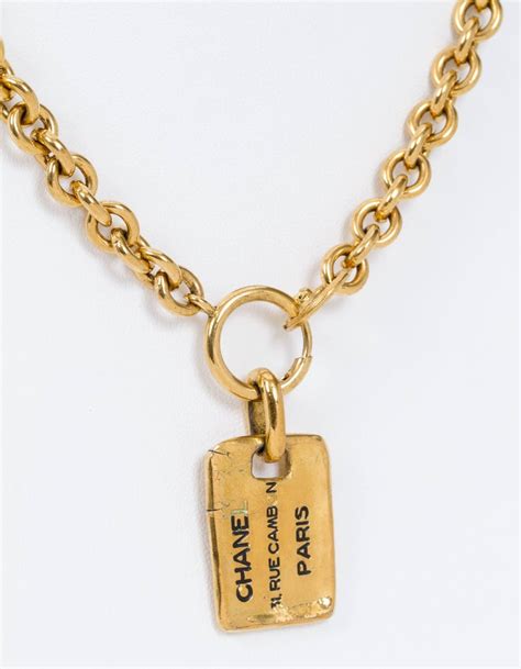 chanel tag necklace|Chanel necklace price list.